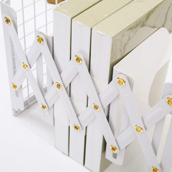 "Retractable Book Stand for Office or Study Desk"