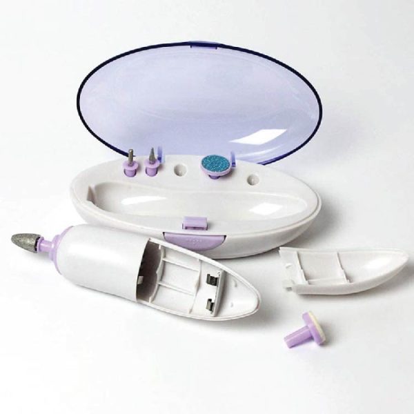 2 in 1 LED Nail Dryer & Electric Nail Kit | Manicure & Pedicure Tool with 5 Attachments