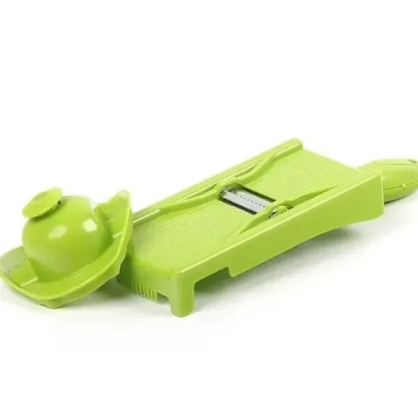 2 in 1 Miracle Peeler Green – Stainless Steel Dual Blade Fruit and Vegetable Skin Remover with Rubber Grip