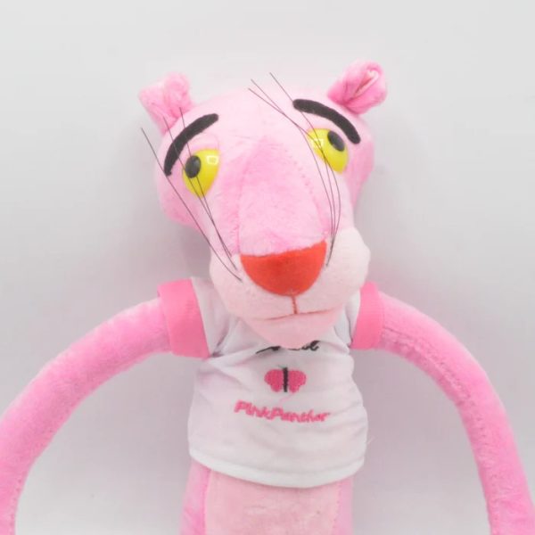 "60cm Pink Panther plush toy for kids – soft and safe stuffed animal with cute design"