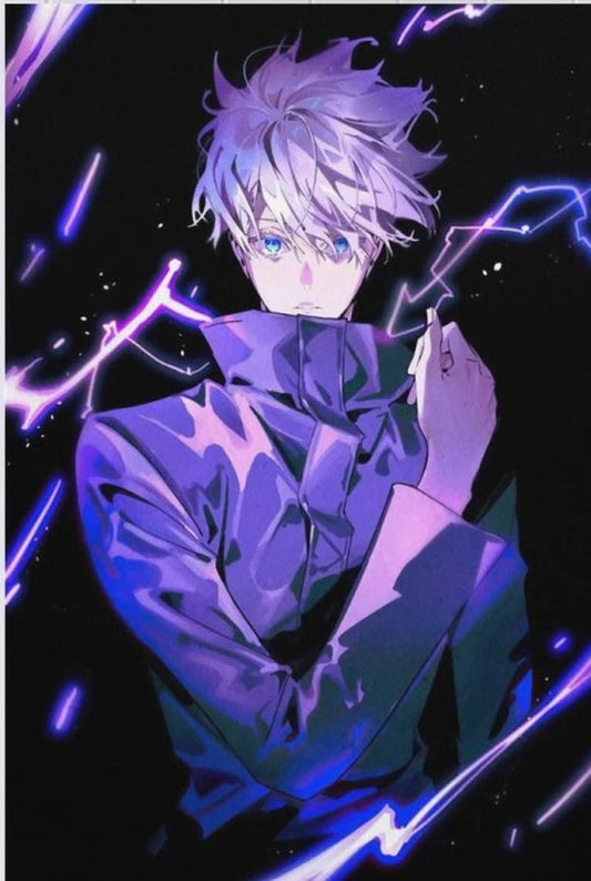 Anime Metal Wall Frame 8x11 Inches – Premium Wall Decor with High-Quality Digital Printing