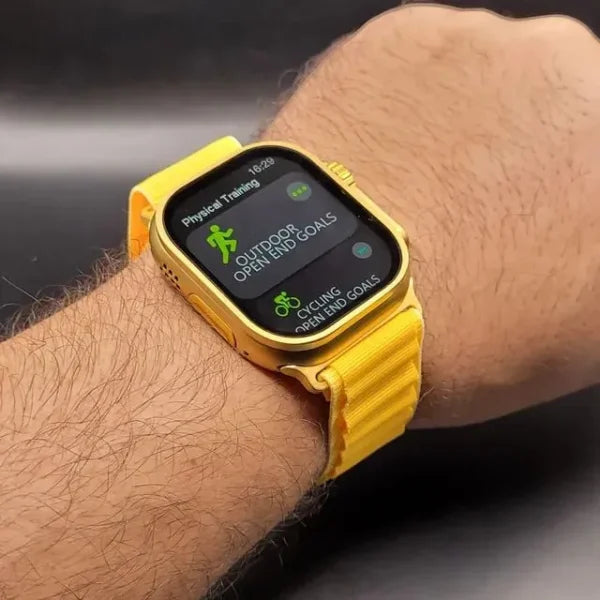 Fendior G9 Ultra Smartwatch Premium Gold Edition With Qdfit Pro App