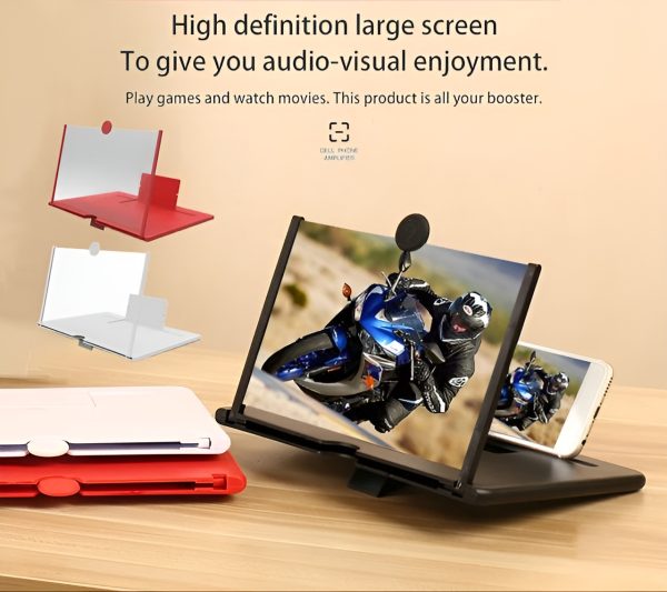 Mobile Screen Magnifier 7 Inch – Large Display Phone Screen Amplifier Random Color