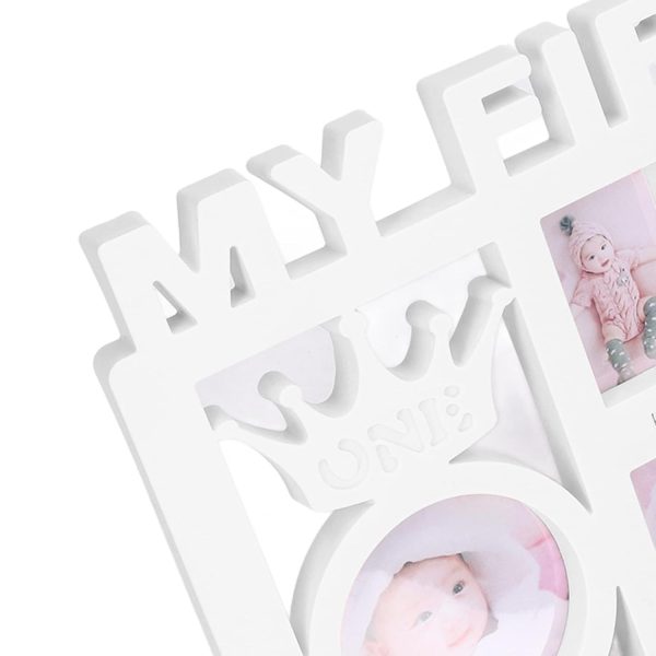 Newborn Baby My First Year Photo Frame – 12 Months Milestone Keepsake