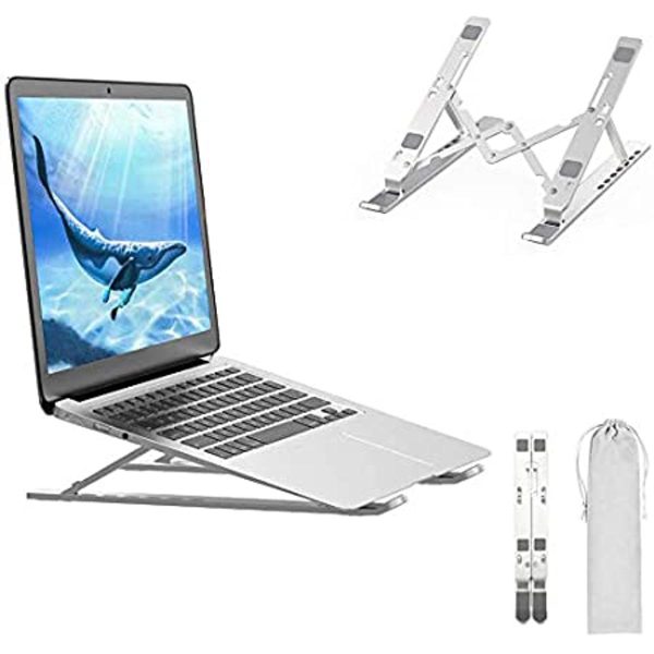 Adjustable Laptop and Tablet Stand, designed for ultimate comfort, portability, and durability. Perfect for laptops, tablets, and devices ranging from 10 to 15.6 inches