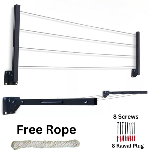 Foldable Wall Mounted Cloth Dryer is the perfect space-saving solution for modern homes and apartments