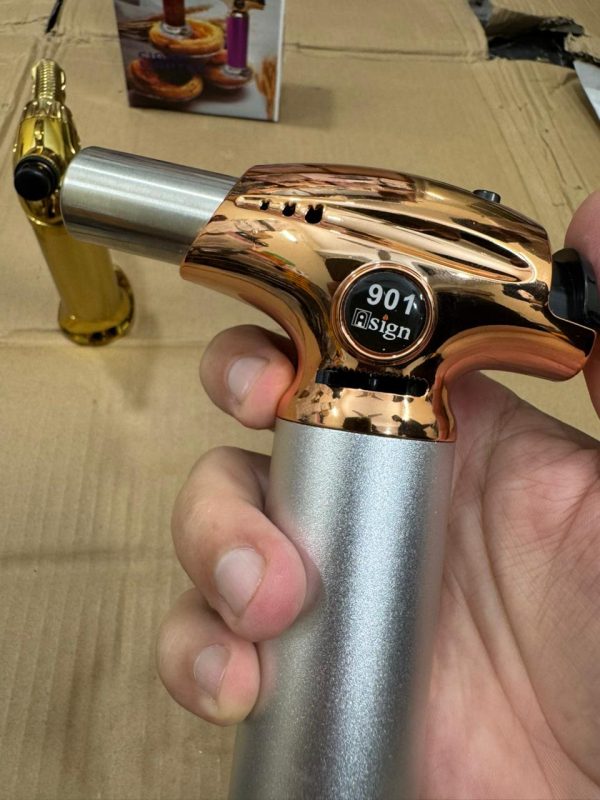High Quality Refillable Torch Lighter for Kitchen, Cigar, BBQ – Jet Flame Windproof Design