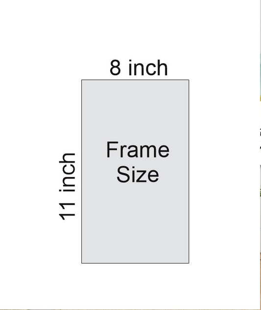 9 Pcs Islamic Wall Art Photo Frame Set – High Quality Wooden Canvas Calligraphy Frames for Home Decoration (8x11 Inches Each)