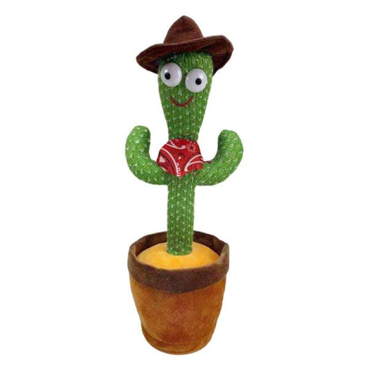 Dancing Cactus Toy – Singing, Talking, Rechargeable Plush for Kids