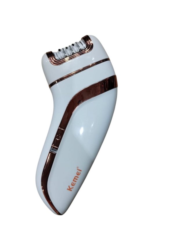 Kemei KM-1207A Epilator for Women with Extra Shaving Head | Rechargeable Lady Grooming Kit (Random Color)
