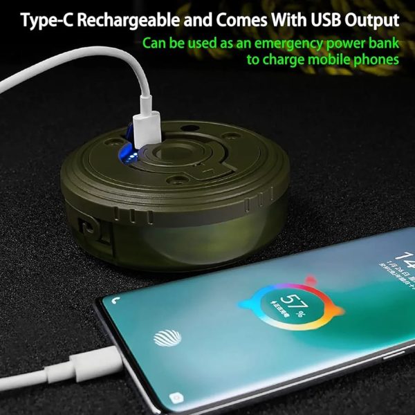 Kwznob LED String Lights & Camping Lantern – USB Rechargeable (2-in-1)