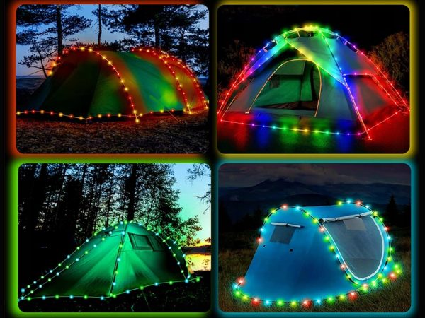 Kwznob LED String Lights & Camping Lantern – USB Rechargeable (2-in-1)