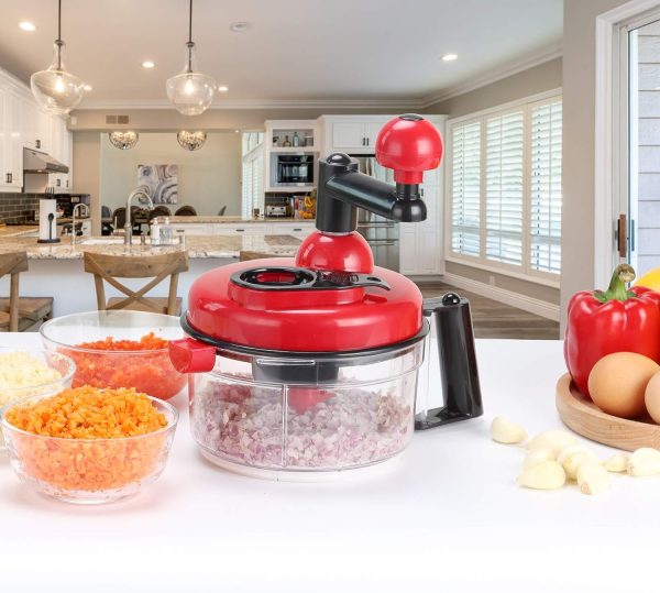 Manual Hand Vegetable Quick Chopper - Kachomer Salad Machine - High-Speed Onion Cutter