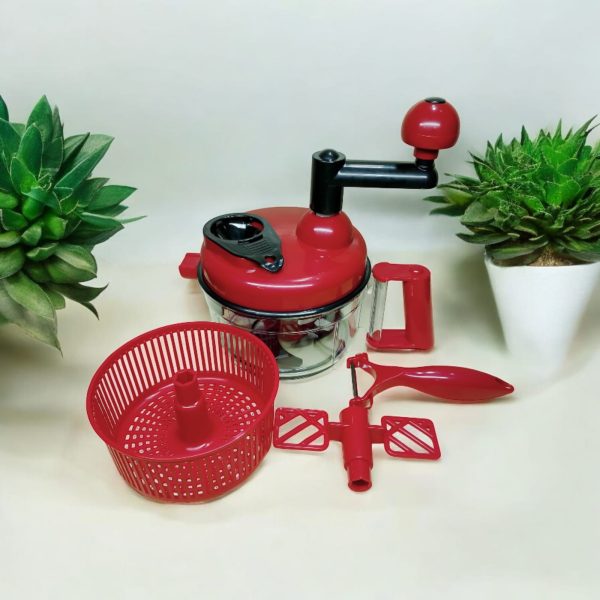 Manual Hand Vegetable Quick Chopper - Kachomer Salad Machine - High-Speed Onion Cutter