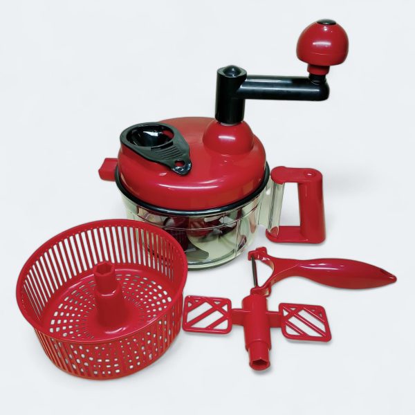 Manual Hand Vegetable Quick Chopper - Kachomer Salad Machine - High-Speed Onion Cutter