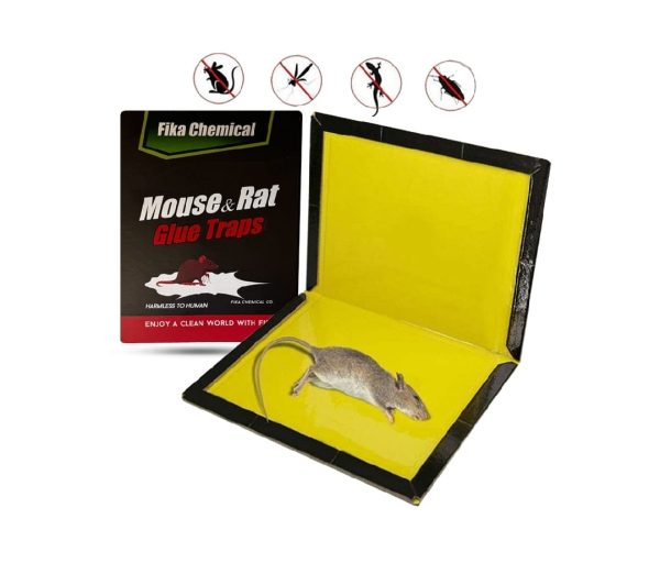 Mouse Glue Trap Pack of 5 – Strong Adhesive Rodent Catcher Boards for Home, Kitchen & Office Use