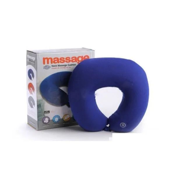 Travel Neck Pillow & Massager | U-Shaped | Ultimate Comfort & Support