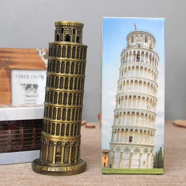 Pisa Tower Metal Model – Elegant Home & Office Décor