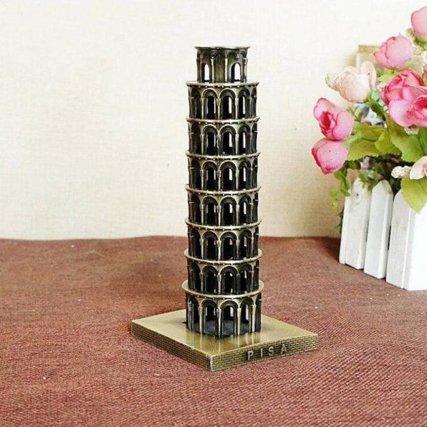 Pisa Tower Metal Model – Elegant Home & Office Décor
