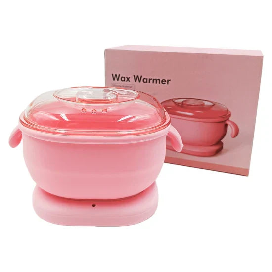 Portable Silicone Wax Warmer | Electric Wax Heater Machine for Hair Removal | Hot Pot Wax Melter for Home Use