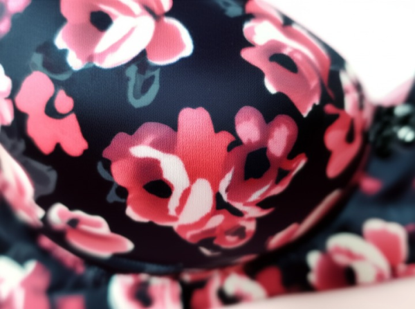 Printed Soft Cotton Padded Bra For Women - Stylish Everyday Comfortable Undergarment With Breathable Fabric (Random Color)