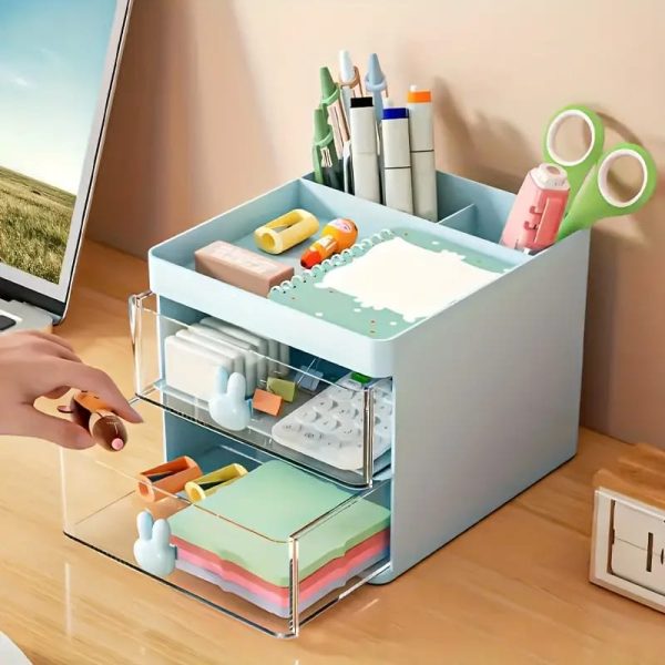 Rabbit Handle Multi-Functional Jewellery & Desk Organizer