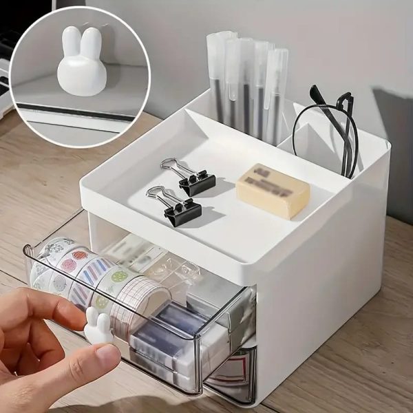 Rabbit Handle Multi-Functional Jewellery & Desk Organizer