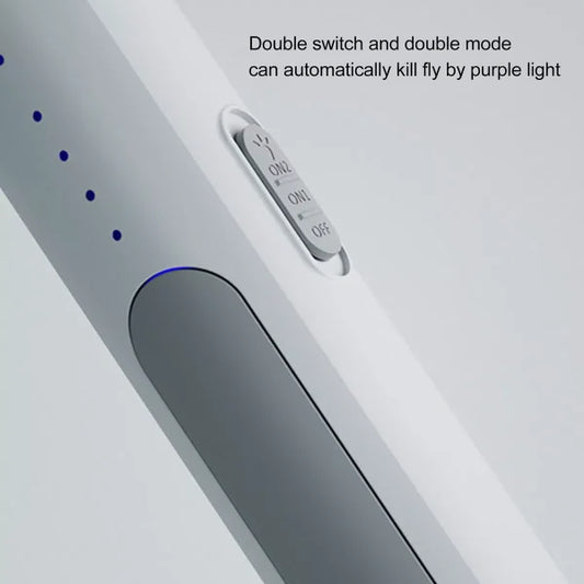 Rechargeable Electric Mosquito Killer Racket – 2-in-1 with LED Light