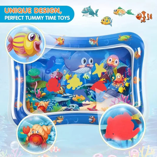 Inflatable Tummy Time Water Mat for Babies – Leakproof & Colorful Design