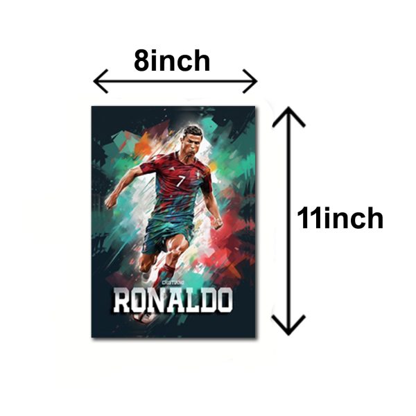Ronaldo Wall Frames for Sports Room – Set of 3"