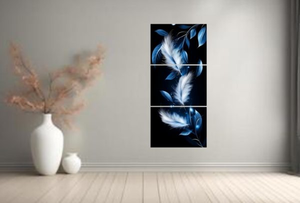 Set of 3 Wooden Photo Premium Wall Decor