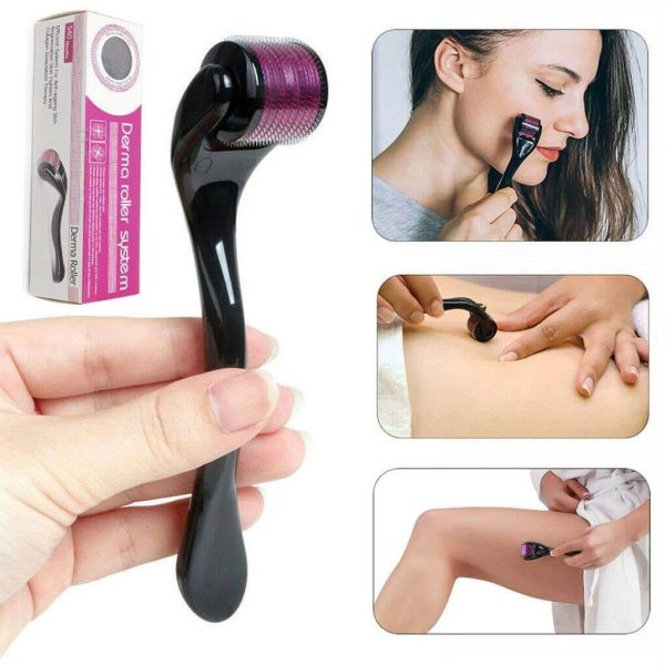 Derma Roller 540 — engineered with 540 premium titanium micro-needles (0.5mm) to support effective hair regrowth and follicle stimulation.