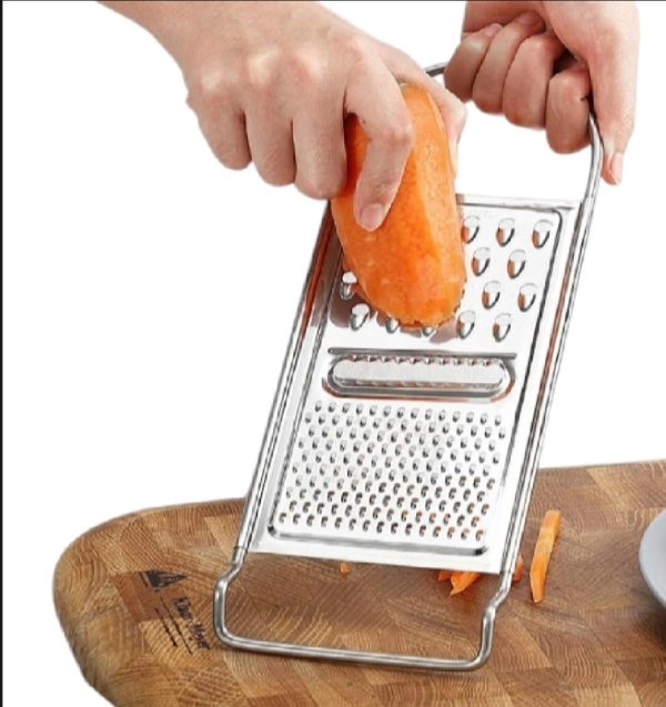 Stainless Steel Kadu Kash Grater multi-purpose vegetable cutter and peeler for Pakistani kitchens