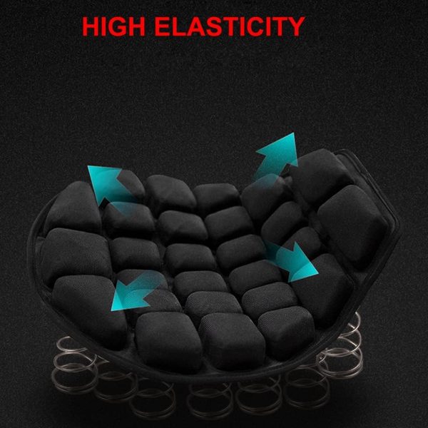 Universal Waterproof Bike and Motorcycle Seat Cushion – Comfortable Anti-Slip Relaxer Cover for All Bikes, Scooters, and Motorcycles