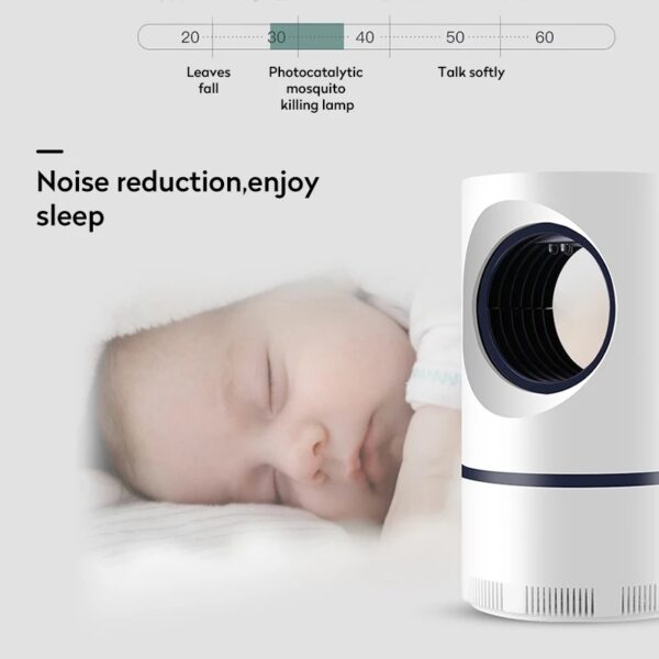 USB Mosquito Killer Lamp – Silent, Safe & Portable Insect Trap