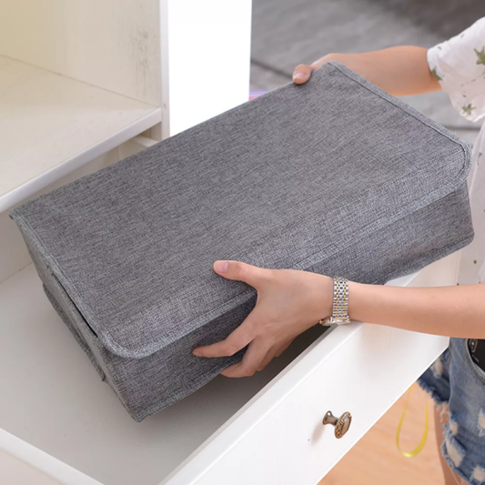 24 Cell Socks and Underwear Organizer – Grey Drawer Divider for Closets in Pakistan