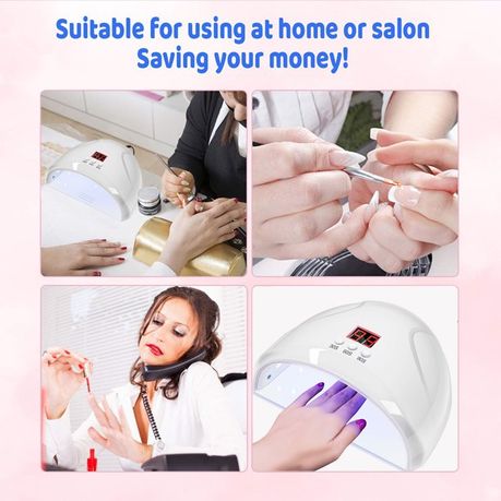2 in 1 LED Nail Dryer & Electric Nail Kit | Manicure & Pedicure Tool with 5 Attachments