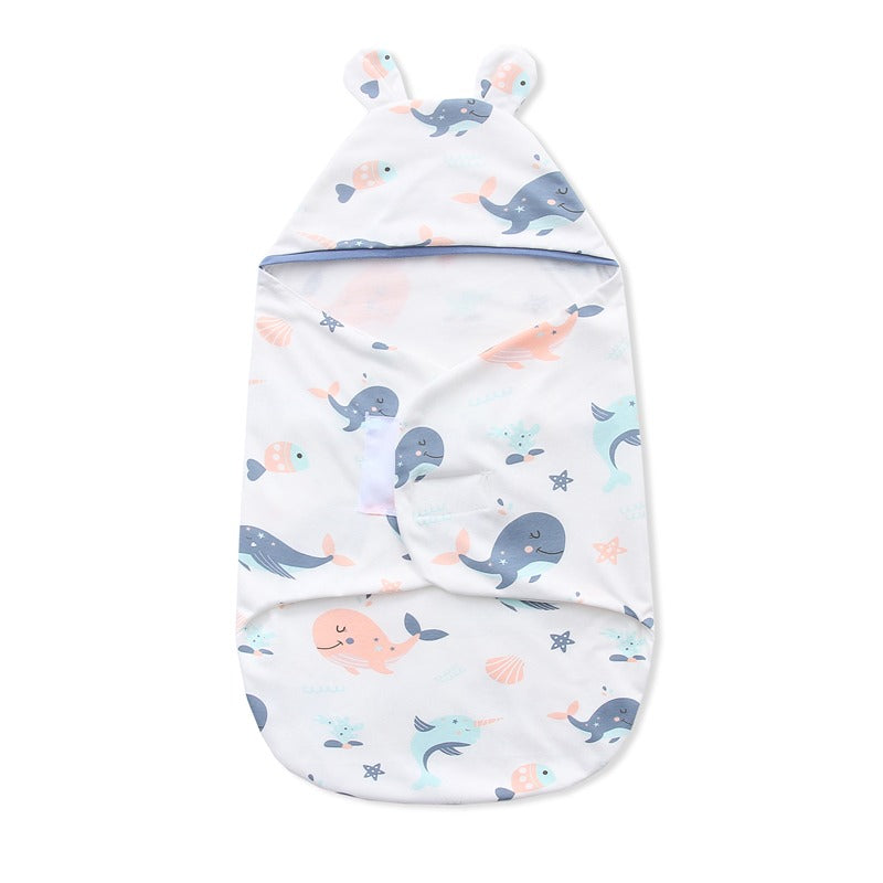 Soft and breathable newborn baby wrap blanket swaddle for 0-1 year babies in random color
