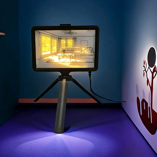 Glowing Art LED Luminous Photo Frame with Decorative Lights for Bedroom and Living Room