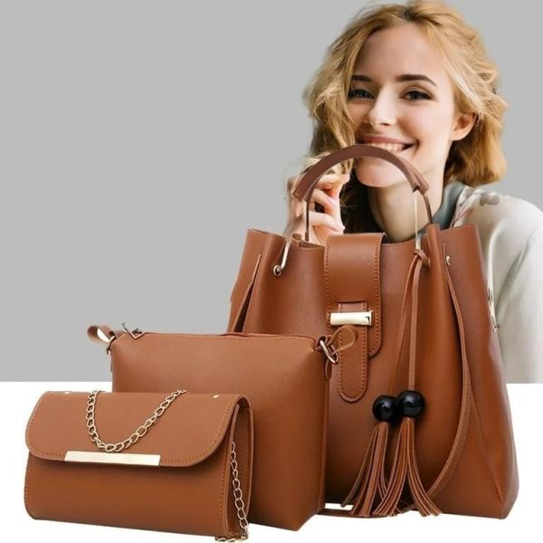 3-Piece Luxury Handbag Set – Elegant, Stylish & Functional