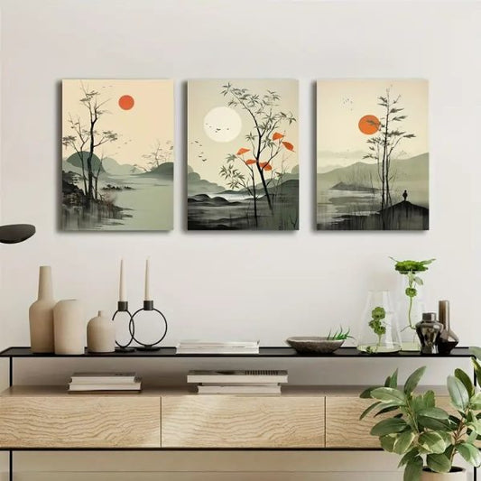 Modern Classic Art Deco Design set. Easy to Mount with Sticky Tape for Home And Wall Decor