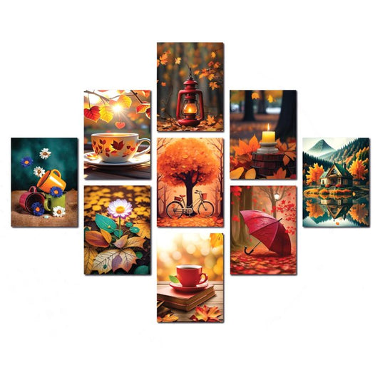  9-piece Universe Unique Combo Wall Art Set for Home decor