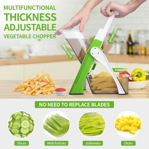 4 In 1 Vegetable Cutter Chopper Adjustable Multi-function