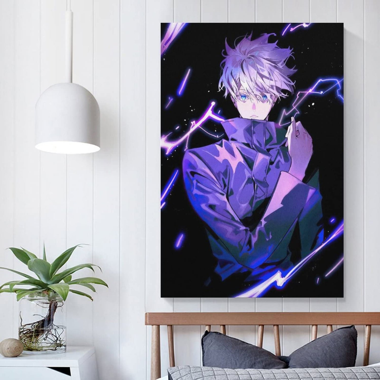 Anime Metal Wall Frame 8x11 Inches – Premium Wall Decor with High-Quality Digital Printing