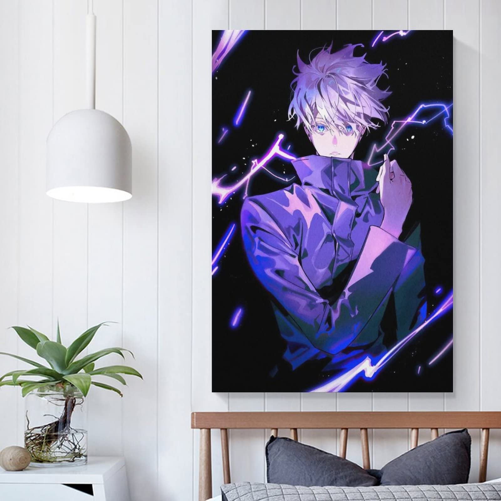 Anime Metal Wall Frame 8x11 Inches – Premium Wall Decor with High-Quality Digital Printing
