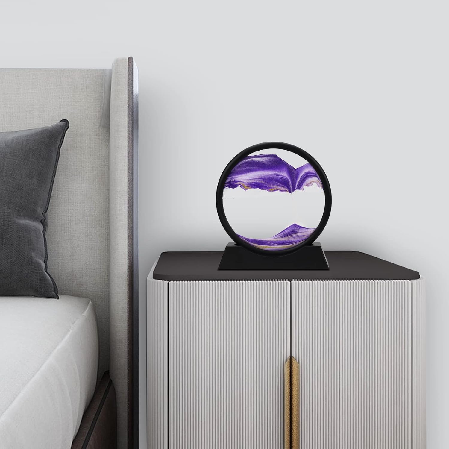 6-Inch Moving Sand Art Sandscape with Metal Stand