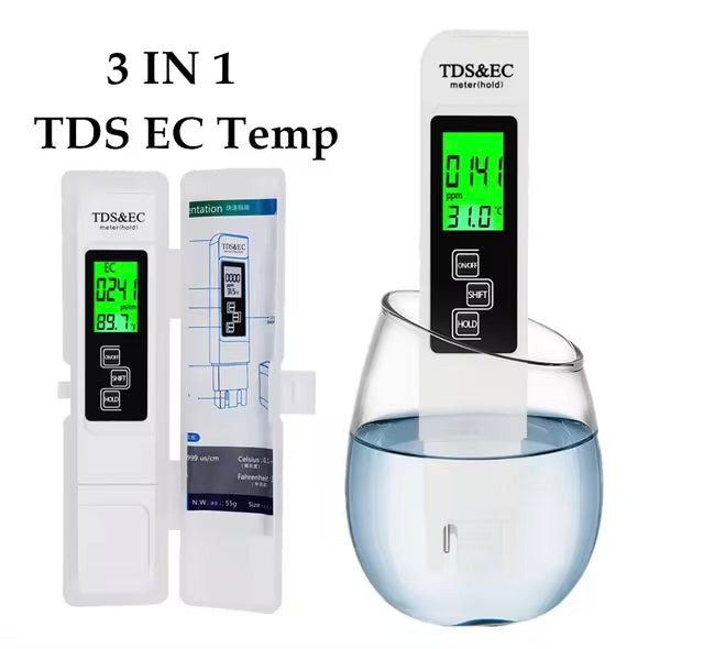 TDS Water Quality Test Pen – Digital Water Purity Meter