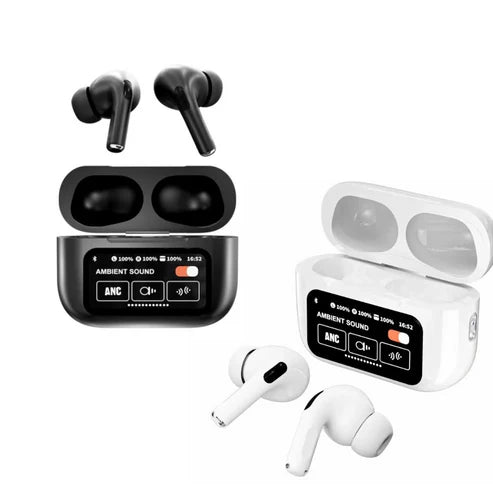 A9 Pro Earphones TWS Wireless Bluetooth Headphones | ANC/ENC Noise Cancellation