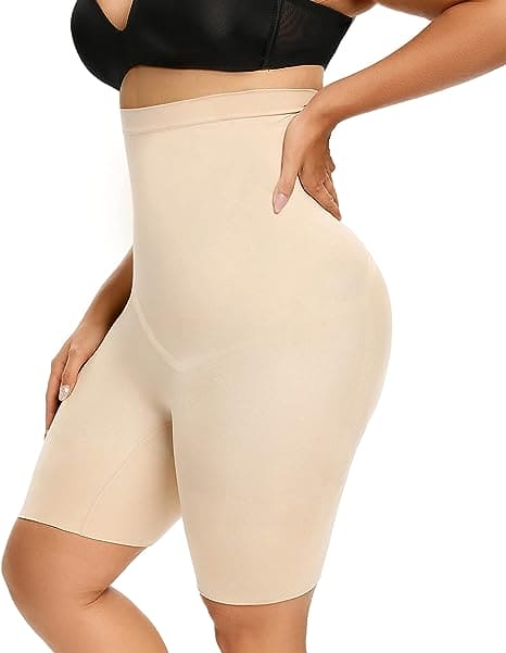 Women's High-Waist Body Shaper – Tummy Control & Thigh Slimmer