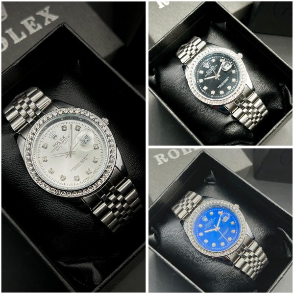 AA1 Rolex Quartz Premium Inspired Stone Watch